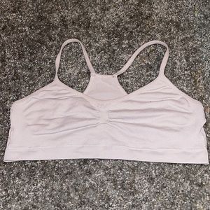 White sports bra Children’s Large